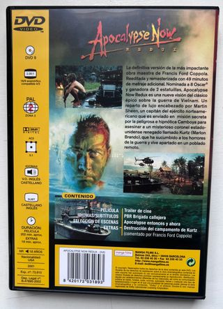 Apocalypse Now Redux - DVD + LIBRO