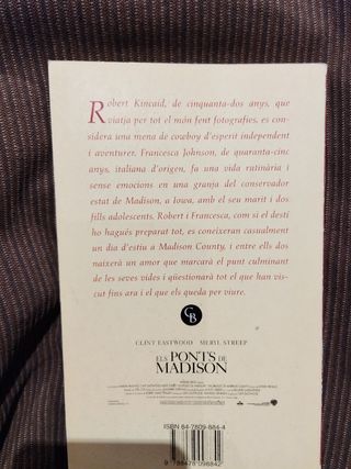 ELS PONTS DE MADISON COUNTY - (BUTXACA) (COL.LECCIO BUTXACA) (Spanish Edition)