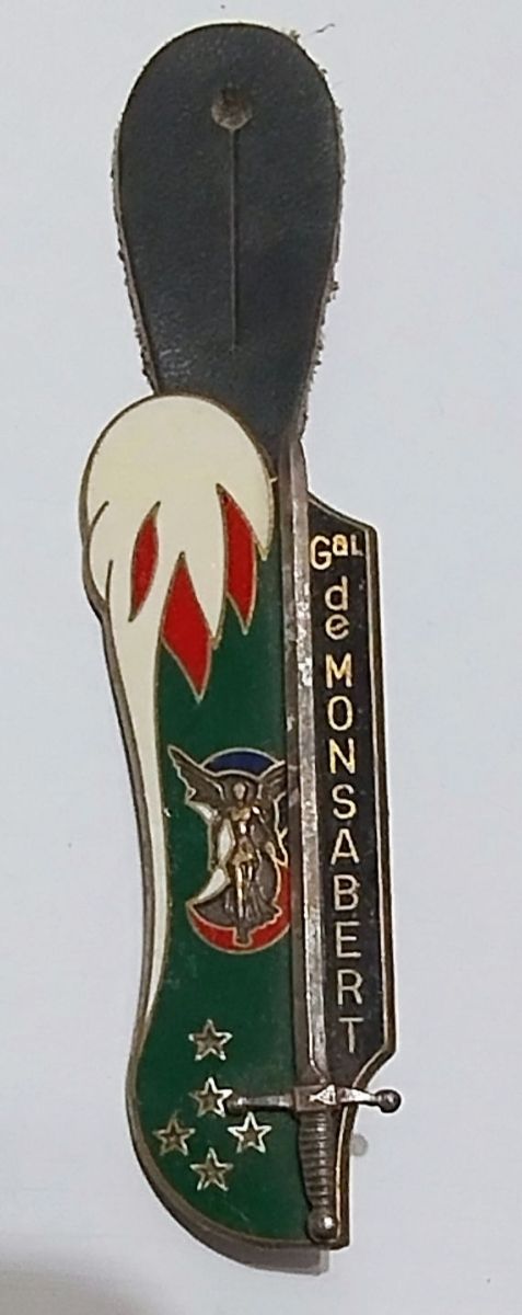 Insignia francesa Gal de Monsabert