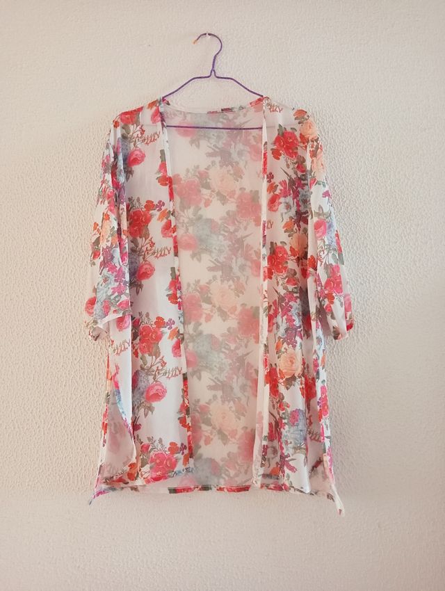 Chaqueta de tela talla l