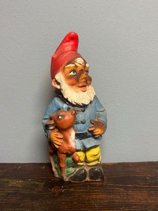 Nani Da Giardino In Plastica Dura 1950s Raro Zeho?