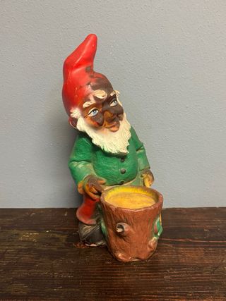 Nani Da Giardino In Plastica Dura 1950s Raro Zeho?