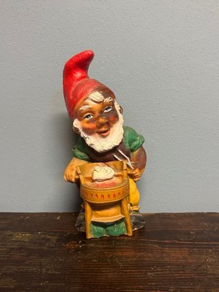 Nani Da Giardino In Plastica Dura 1950s Raro Zeho?