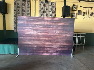 Photocall, estruc. madera y tela nylon