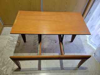 mesa centro elevable madera sapely 110x55x47