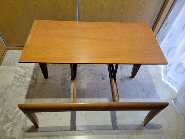 mesa centro elevable madera sapely 110x55x47