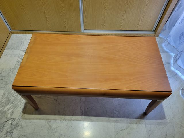 mesa centro elevable madera sapely 110x55x47