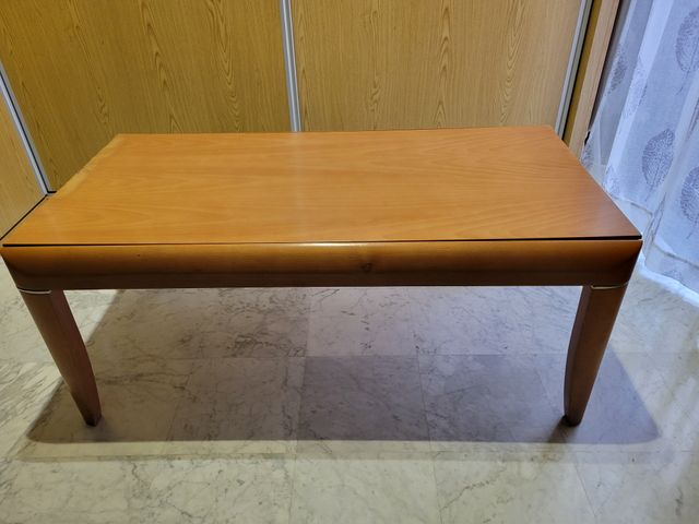 mesa centro elevable madera sapely 110x55x47