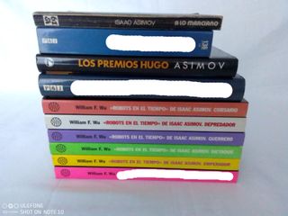 Lote Asimov (2libros) y de William F. Wu (5libros)