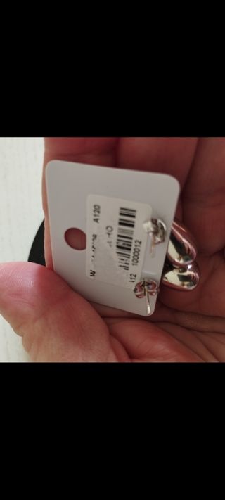 Pendientes gota acero