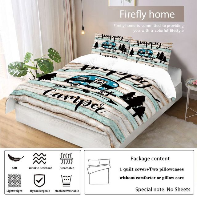 Juego de ropa de cama para camper