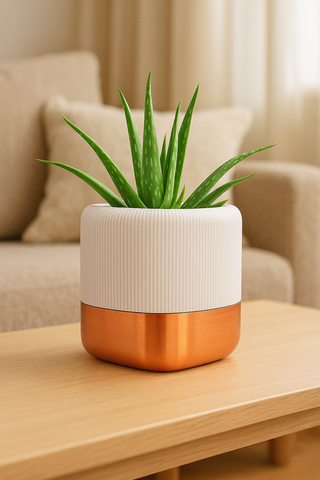 Fioriera autoirrigante dal design elegante