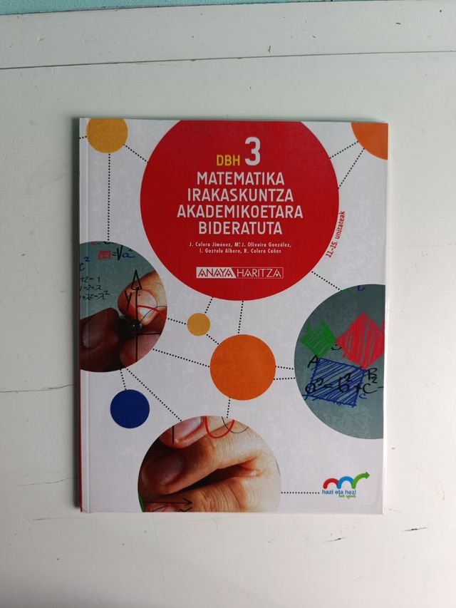 Libros de matemáticas académicas DBH3