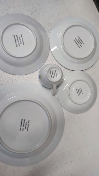 Vajilla de porcelana