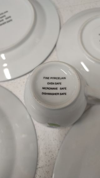 Vajilla de porcelana