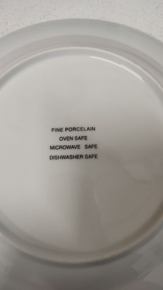 Vajilla de porcelana