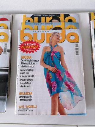 12 riviste Burda 2004