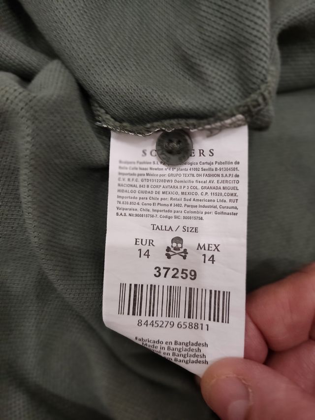 Polo niño Scalpers T14