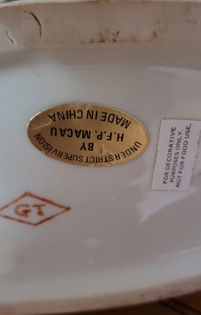 Vaso Cinese dalla forma schiacciata