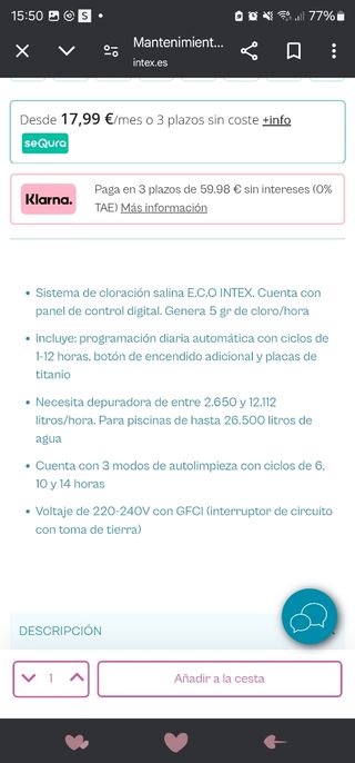 Piscina desmontable INTEX