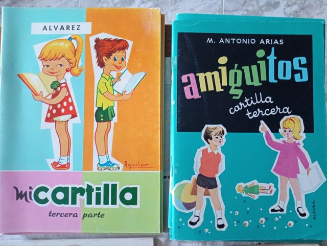 cartilla amiguitos y mi cartilla Alvarez