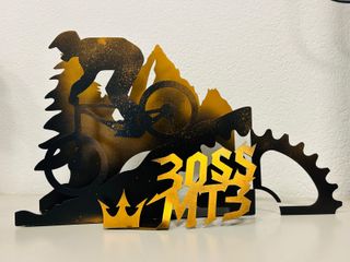 Portariviste oro MTB discesa per ciclisti