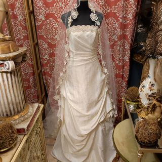Vestido novia firma Aire T42 