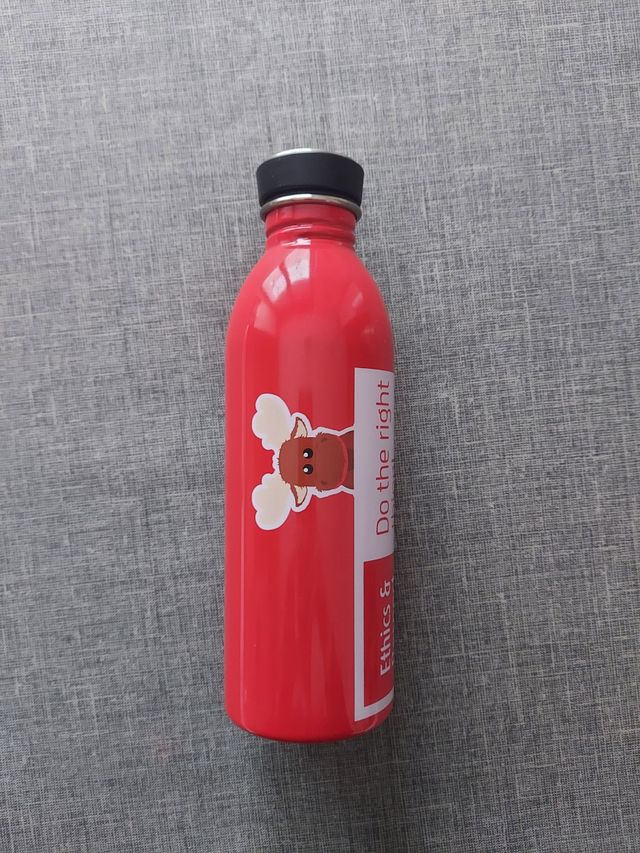 Borraccia in alluminio rossa