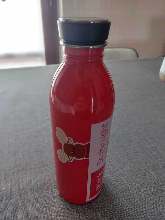 Borraccia in alluminio rossa