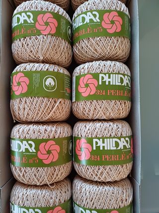 10 gomitoli puro cotone filo di scozia n.5