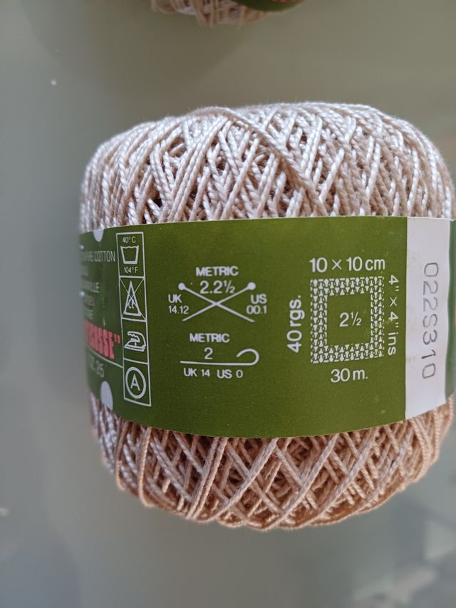 10 gomitoli puro cotone filo di scozia n.5