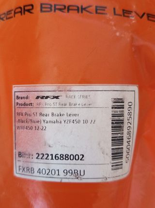 Palanca de freno trasero