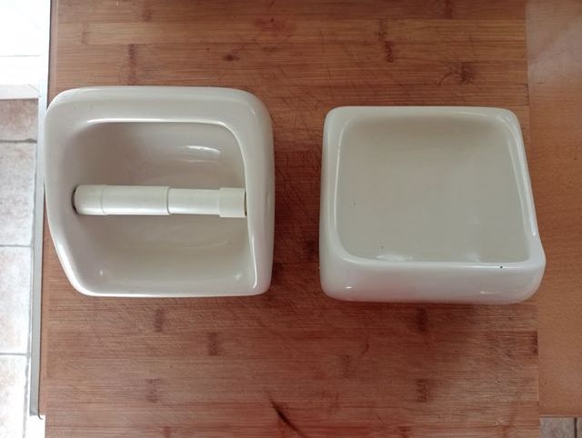 Portapapel porcelana - jabonera porcelana