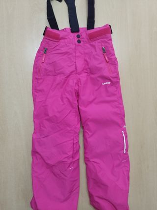 Pantalón para nieve niña talla 6 años 115-125 cm