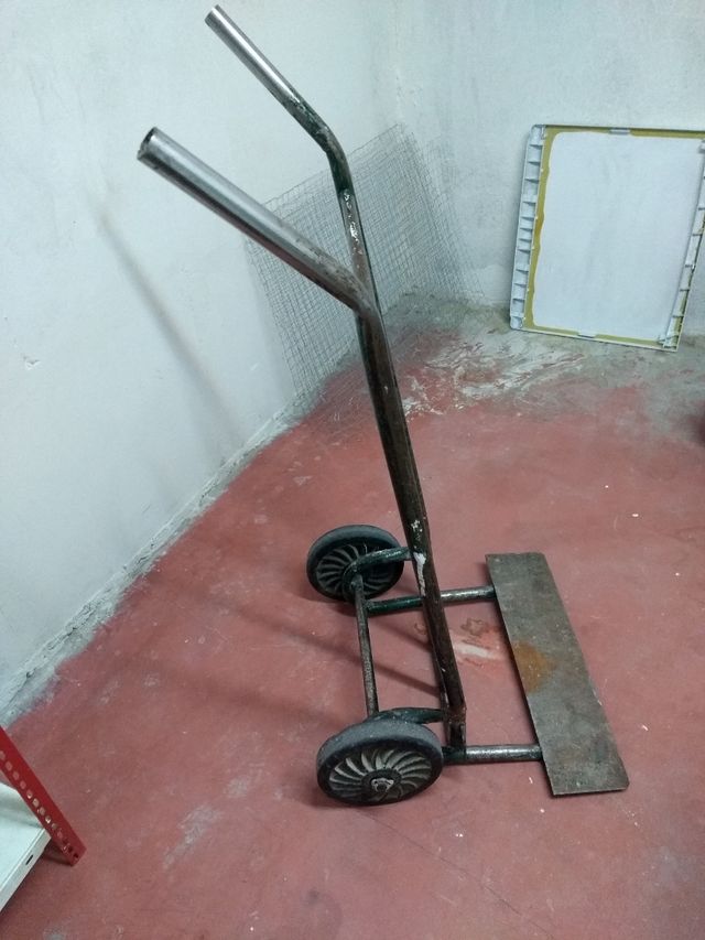 Carretilla de transporte.