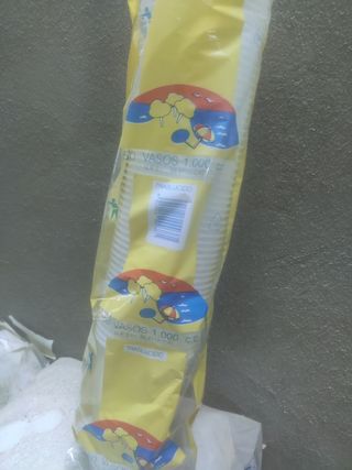 lote de 1000 Vasos de plástico de 1 litro