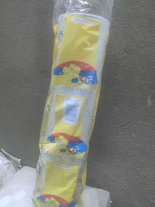 lote de 1000 Vasos de plástico de 1 litro