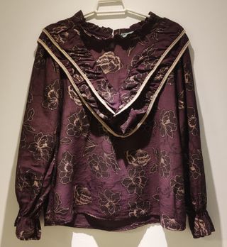 Blusa burdeos T. S