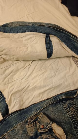 Chaqueta tejana Vintage Tallaje Bomber