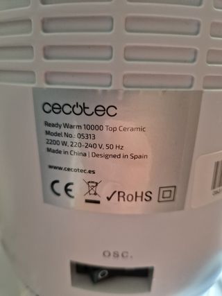 Calefactor ceramico vertical