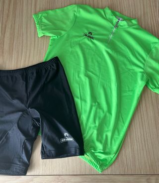 Conjunto ciclista maillot y culotte