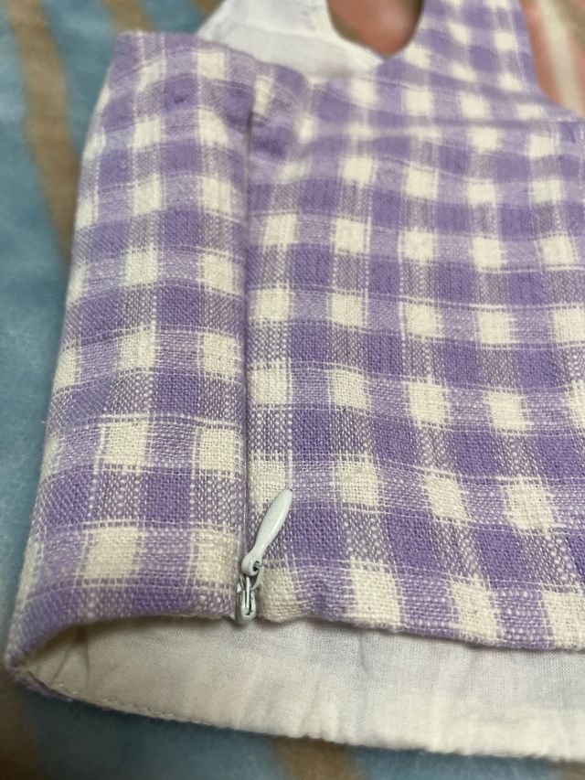 Top punto blanco.lila Zara T.M