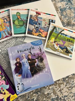 Libros infantiles, libro aventura frozen y ponny