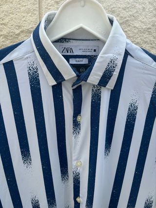 Camisa Manga Corta Zara Elastica