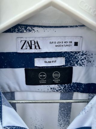 Camisa Manga Corta Zara Elastica