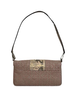 Borsa Guess baguette rosa monogram y2k vintage