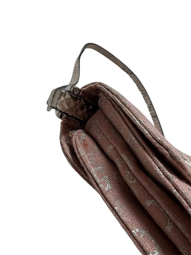 Borsa Guess baguette rosa monogram y2k vintage