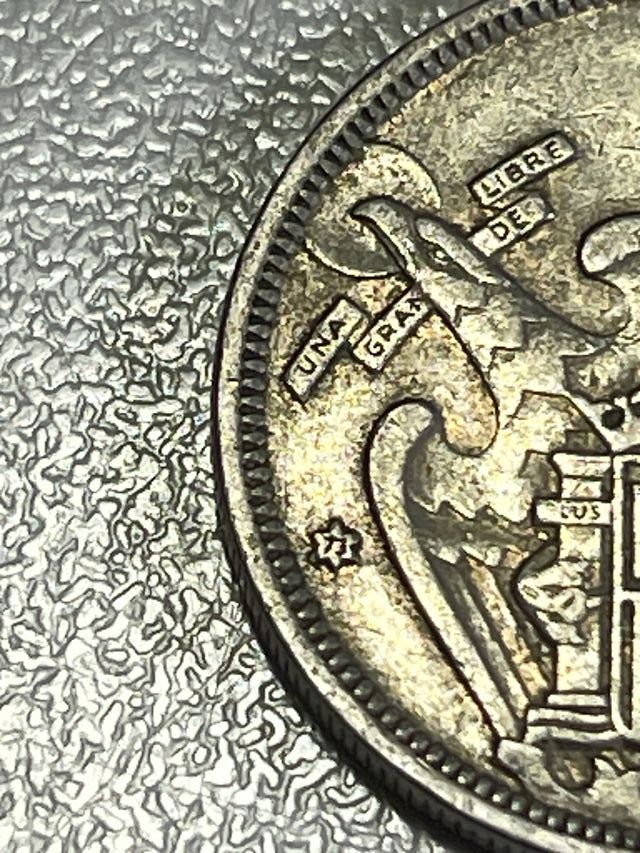 4 monedas raras de 5 Pesetas 1957 (Franco) – Estre