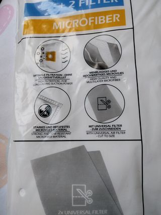 19 Bolsas de aspirador universales