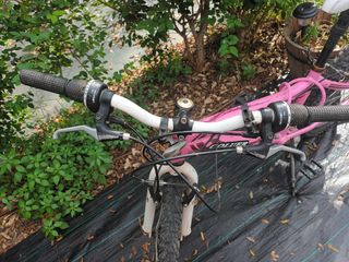 Bicicleta niña rosa con piñones